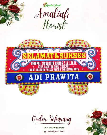 Papan Bunga Ucapan Selamat Kadumanggu